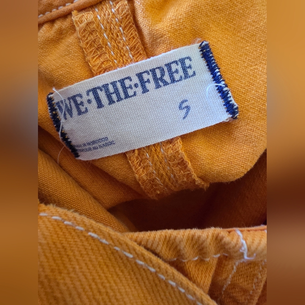 We The Free Mustard Denim Jumpsuit - Picture 3 of 3